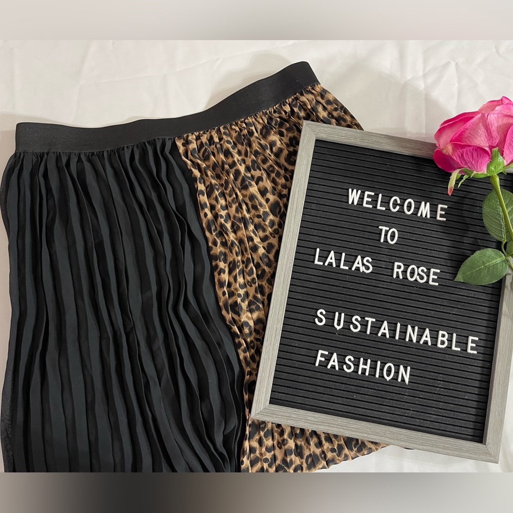 Animal Print Maxi Skirt